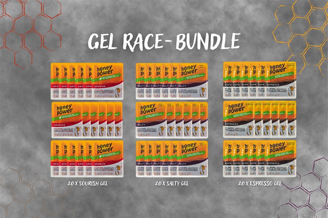 Gel Race-Bundle <br> Gele (60 Stk.)